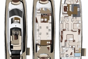 HELIOS 92ft Lazzara Yachts Yacht For Sale