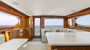 2008 54 Hatteras Convertible American Made Salon and Galley (1)