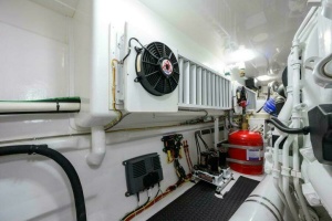 Viking 72 Knot Again - Engine Room