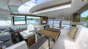 Spacious Interior Salon with Helm