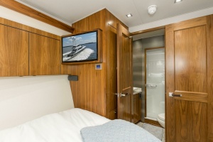 Photo 6159220 for 2016 Viking 92 Enclosed Bridge Touché 2016 92 Viking Enclosed Bridge Touche Port Stateroom (3)