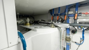 On the DL 65ft Hatteras Yacht For Sale