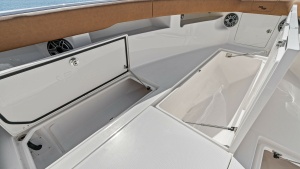 Spacious Forward Deck Storage