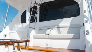 Aft Deck Seating and Ladder