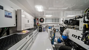 Engine Room with MTU Engines