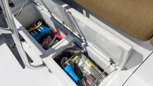 2008 54 Hatteras Convertible American Made Rear Deck (12)