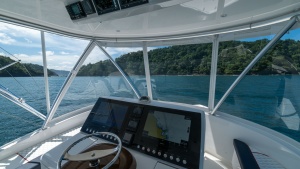 Flybridge Helm Station with Electronics