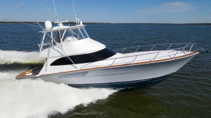Side View of Viking 54 Convertible