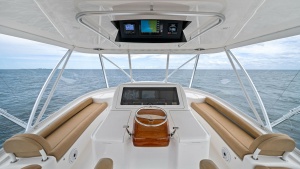 Flybridge Helm with Ocean Views