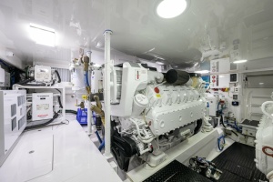 Viking 54 - Dog House - Engine Room
