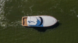 Aerial View of Flybridge and Bow