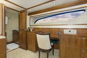 Photo 6159205 for 2016 Viking 92 Enclosed Bridge Touché 2016 92 Viking Enclosed Bridge Touche Master Stateroom  (6)
