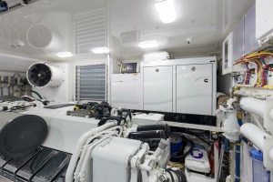Photo 6159249 for 2016 Viking 92 Enclosed Bridge Touché 2016 92 Viking Enclosed Bridge Touche Engine Room (3)