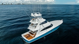 Aerial View of Viking 80 Convertible