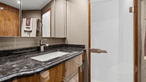 2017 72 Viking Enclosed Bridge Share-E Port Stateroom and Head (6)