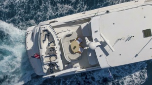 Hatteras 80 Gallopin- Aerial Profile