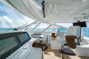 Viking 54 - REVELRY - Flybridge Helm
