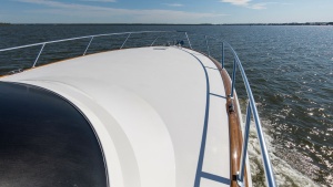 Sleek Forward Deck with Railings