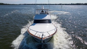 Bow View of Viking 54 Convertible