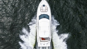 Aerial View of Serenity Underway