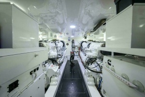 Viking 72 Knot Again - Engine Room