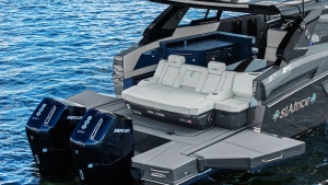 Aft Deck with Sun Lounge Seating