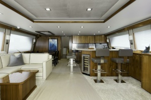 Photo 6159181 for 2016 Viking 92 Enclosed Bridge Touché 2016 92 Viking Enclosed Bridge Touche Salon (5)