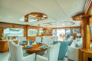 MAJESTIK 80ft Hatteras Yacht For Sale
