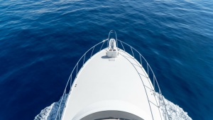 Sleek Bow on Open Water