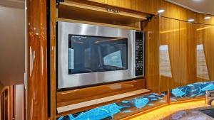 Galley with Microwave and Cabinetry