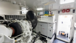 Engine Room with Access Door
