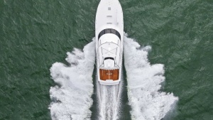 Aerial View of Viking 55 Convertible