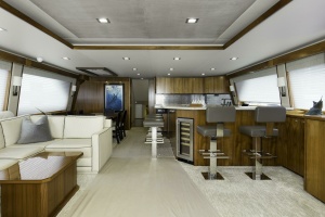 2016 Viking 92 Enclosed Bridge thumbnail 2