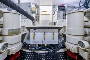 Viking 52 - Catchin Time - Engine Room