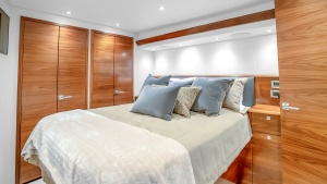 2025 Viking 58 Convertible- TRIPLE TROUBLE- Master Stateroom
