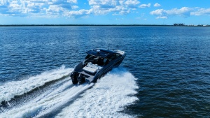 Aerial View of Cruisers Yachts 42 GLS