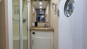 Viking 65 Enclosed Bridge Bathroom