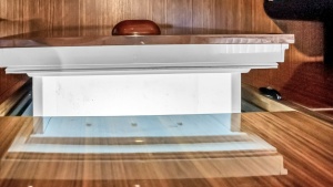 Galley Storage with Wooden Finish