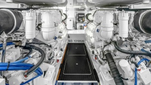 Engine Room with Dual MAN Engines