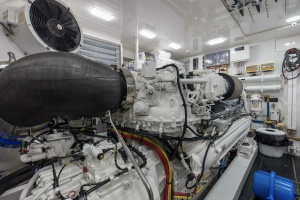 Photo 6159247 for 2016 Viking 92 Enclosed Bridge Touché 2016 92 Viking Enclosed Bridge Touche Engine Room (1)