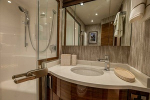 2023 Viking 64 Convertible Master Stateroom Head