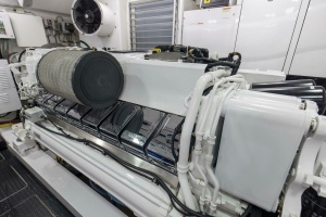 Photo 6159251 for 2016 Viking 92 Enclosed Bridge Touché 2016 92 Viking Enclosed Bridge Touche Engine Room (5)