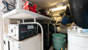 Engine Room with Onan Generator