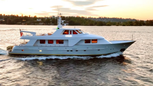 Dozer 98ft Queenship Yacht For Sale