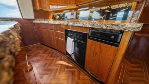 Galley with Granite Countertop