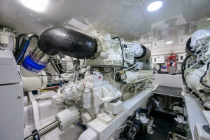 2023 Viking 64 Convertible - Engine Room