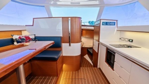 Interior Salon and Galley View