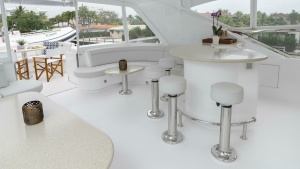 Hatteras 80 Gallopin- Flybridge