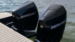 Twin Mercury Outboard Engines