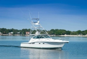 2003 Tiara Yachts 4200 Open  Kingfisher Stbd Profile